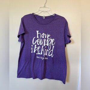 Delta Purple T-Shirt with Inspiring Message